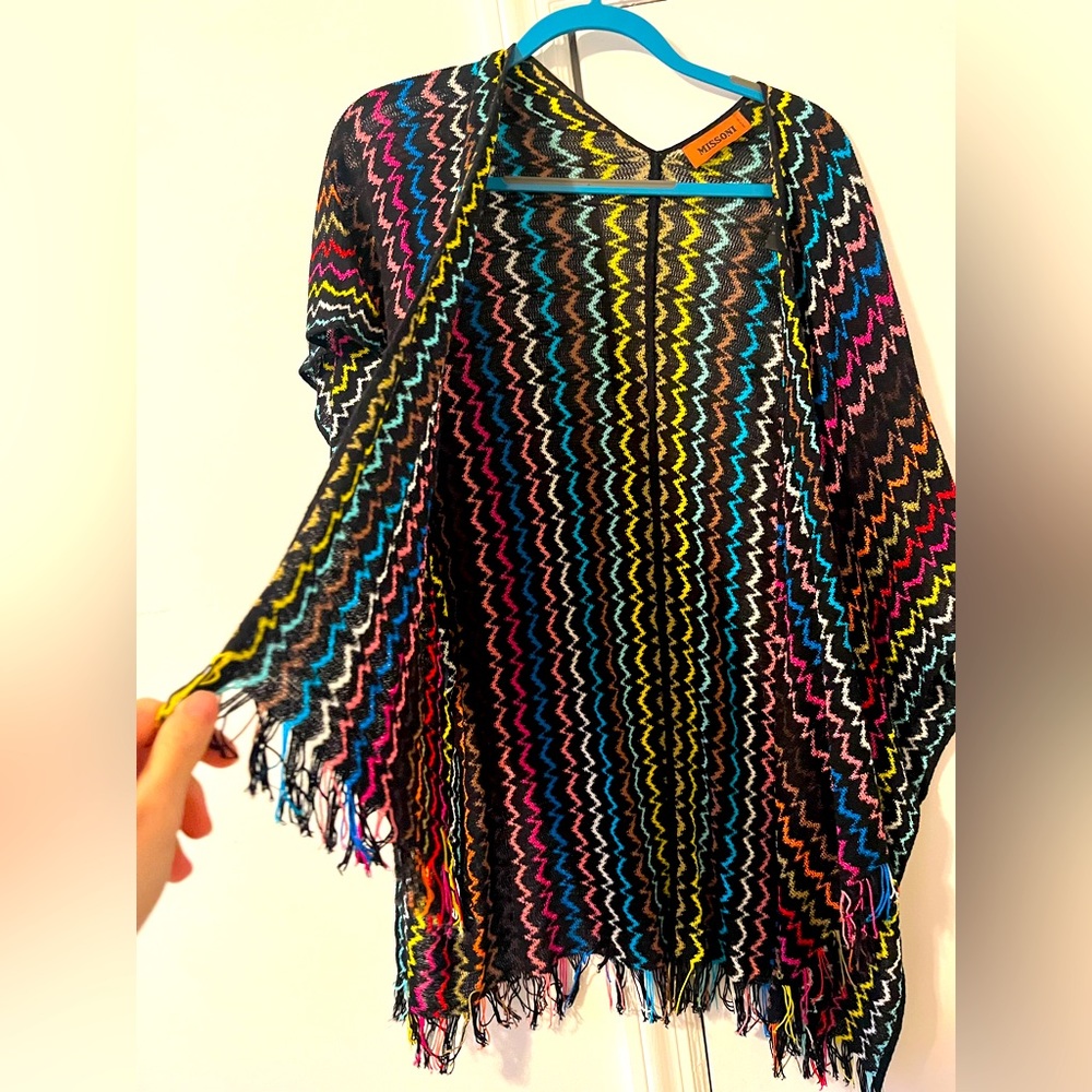 Missoni fringed shawl